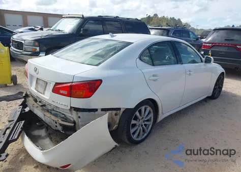 2008 Lexus Is 250 from USA, damaged, VIN JTHCK262985022152